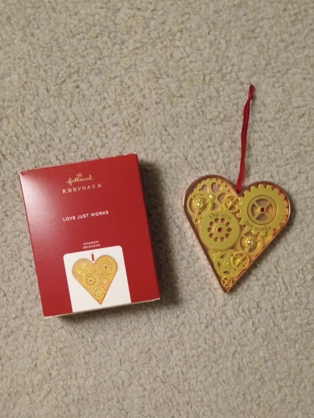 Hallmark Love Just Works Ornament